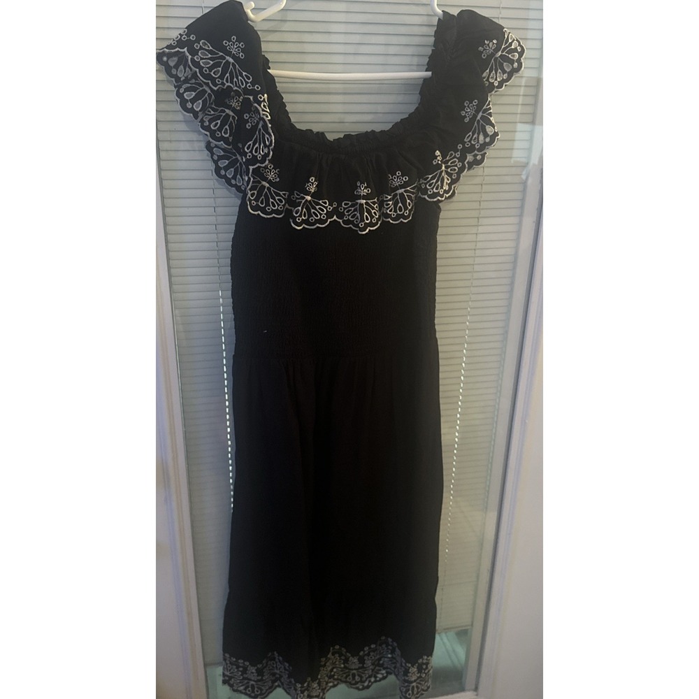 A New Approach a.n.a Black & White Long Dress Size M Stretch